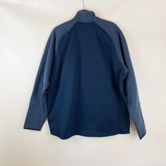 Eddie Bauer Outpace Storm HZ Mock 1/2-Zip Blue First Ascent XL - Picture 2 of 11